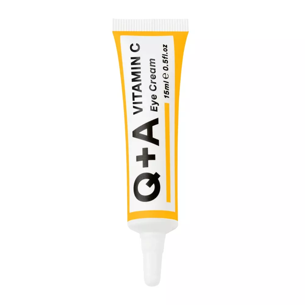 Q+A - Vitamin C Eye Cream - Cremă de ochi cu vitamina C cu efect de iluminare - 15ml