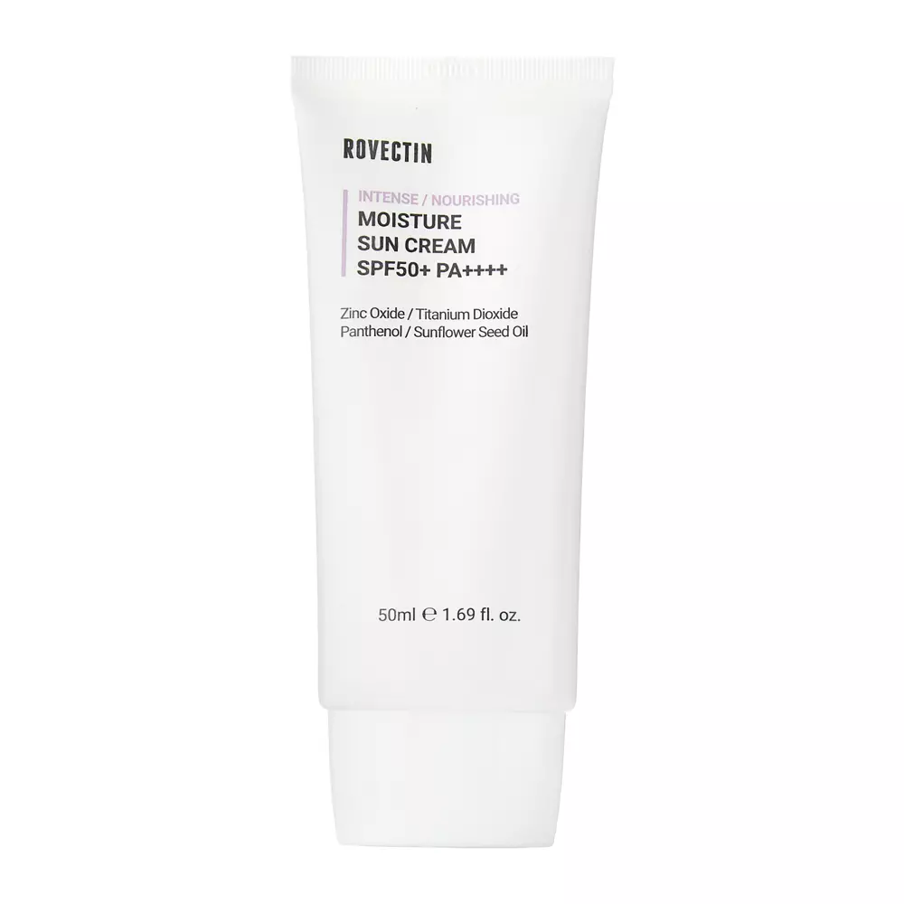 Rovectin - Intense Moisture Sun Cream SPF50+/PA++++ - Cremă facială hidratantă cu filtru - 50 ml