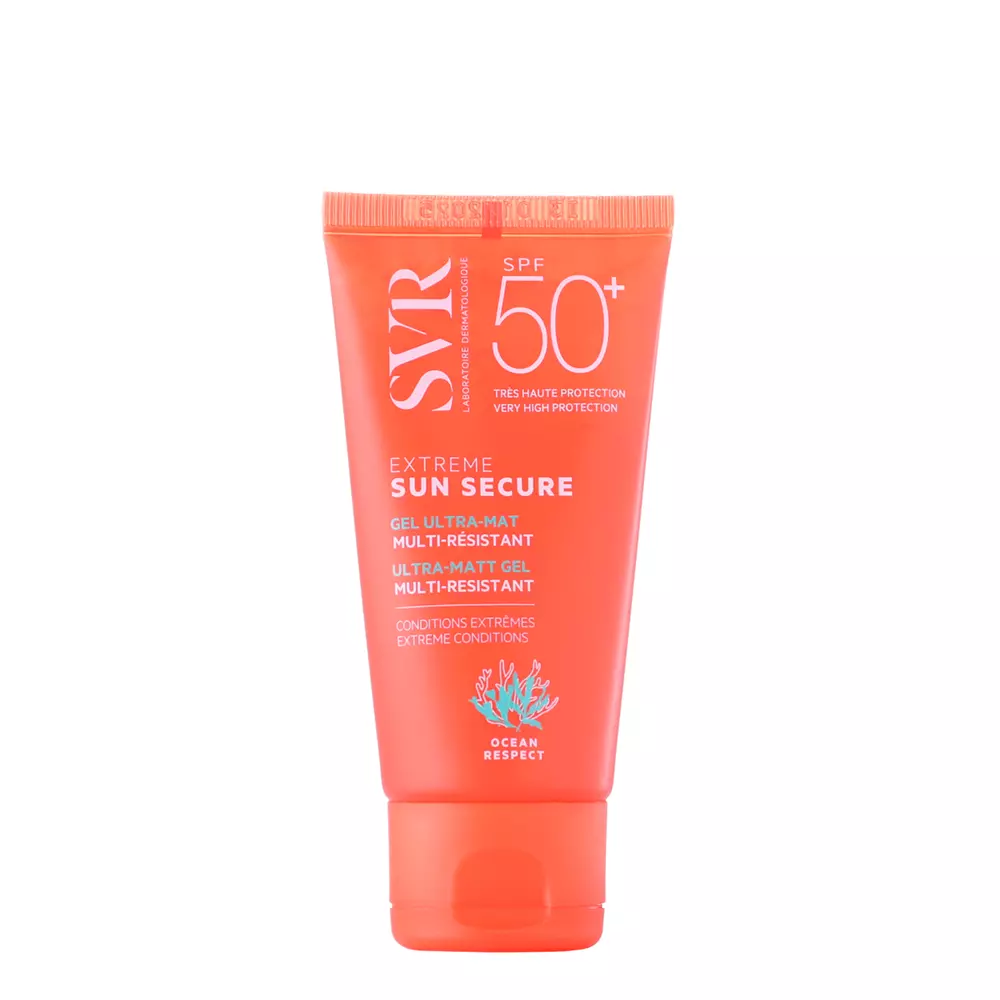 SVR - Sun Secure Extreme SPF50+ - Gel protector ultra-rezistent, matifiant - 50 ml