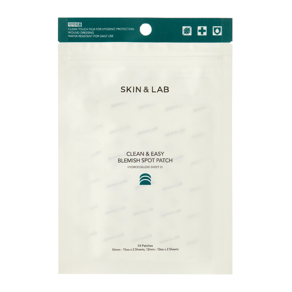 Skin&Lab - Clean & Easy Blemish Spot Patches - Plasturi de nivelare a imperfecțiunilor - 54 buc.