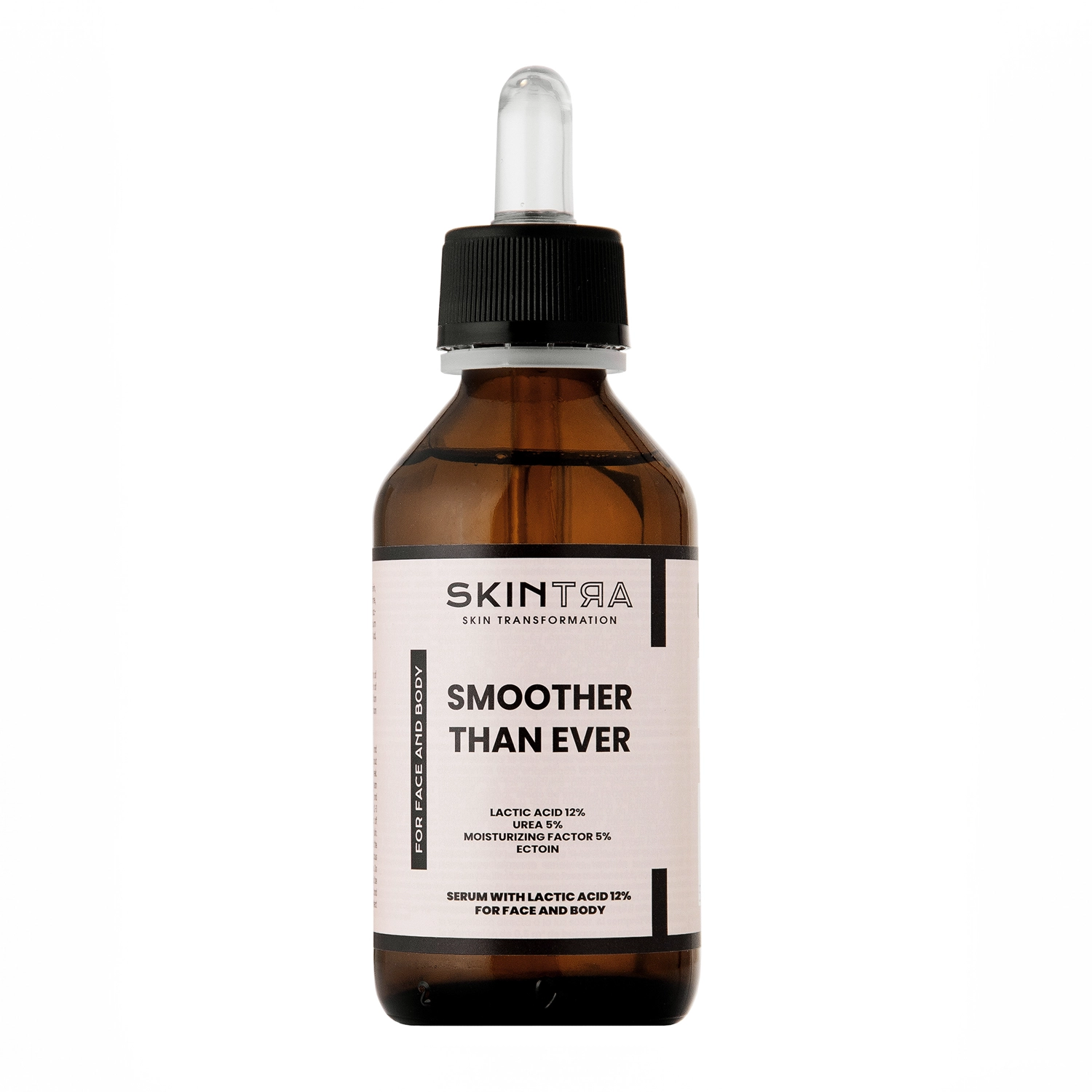 SkinTra - Smoother Than Ever - Ser cu acid lactic 12% pentru corp și față - 100ml 