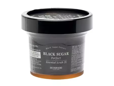 Skinfood - Black Sugar Perfect Essential Scrub 2X - Mască peeling cu zahăr brun - 210g