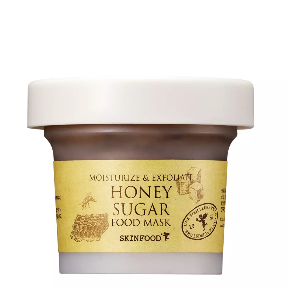 Skinfood - Honey Sugar Food Mask - Mască de față exfoliantă și hrănitoare - 120g