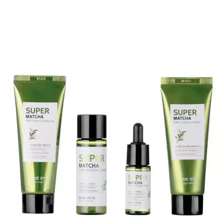 Some By Mi - Super Matcha Pore Care - Starter Kit - Trusă cosmetică pentru combaterea porilor dilatați