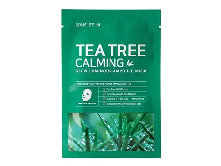 Some By Mi - Tea Tree Calming - Glow Luminous Ampoule Mask - Mască calmantă cu extract de arbore de ceai - 25g