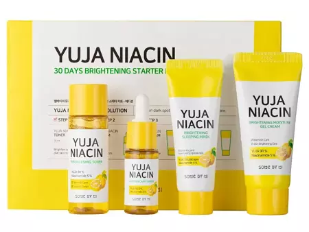 Some By Mi - Yuja Niacin 30 Days Brightening Starter Kit - Set de cosmetice pentru tenul cu imperfecțiuni 