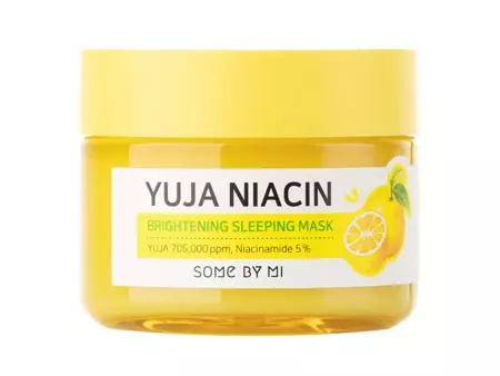 Some By Mi - Yuja Niacin Brightening Sleeping Mask - Mască de față cu efect de iluminare - 60g