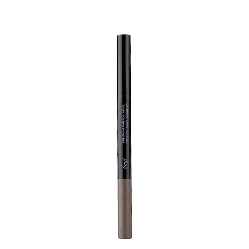 The Face Shop - Fmgt Designing Eyebrow Pencil - Creion pentru sprâncene - 02 Gray Brown - 3.3g