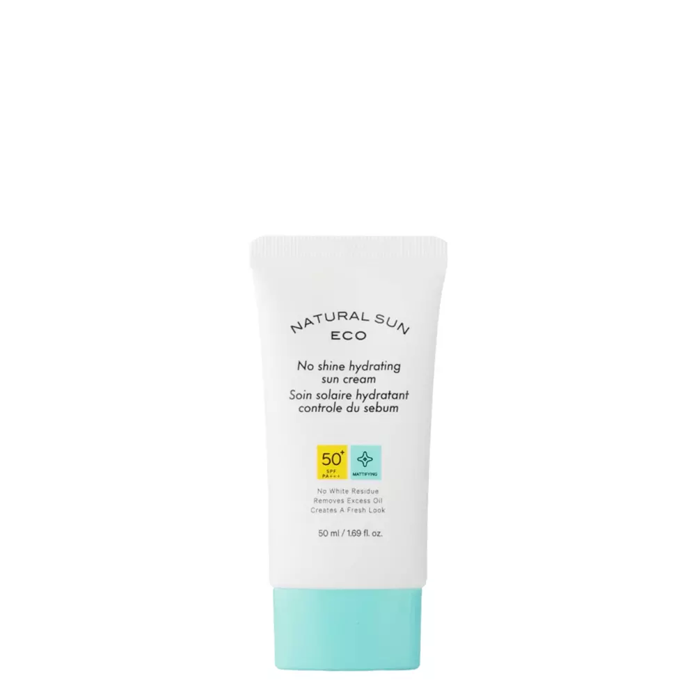 The Face Shop - Natural Sun Eco - No Shine Hydrating Sun Cream - SPF 50+ PA+++ - Cremă cu filtru - 50ml