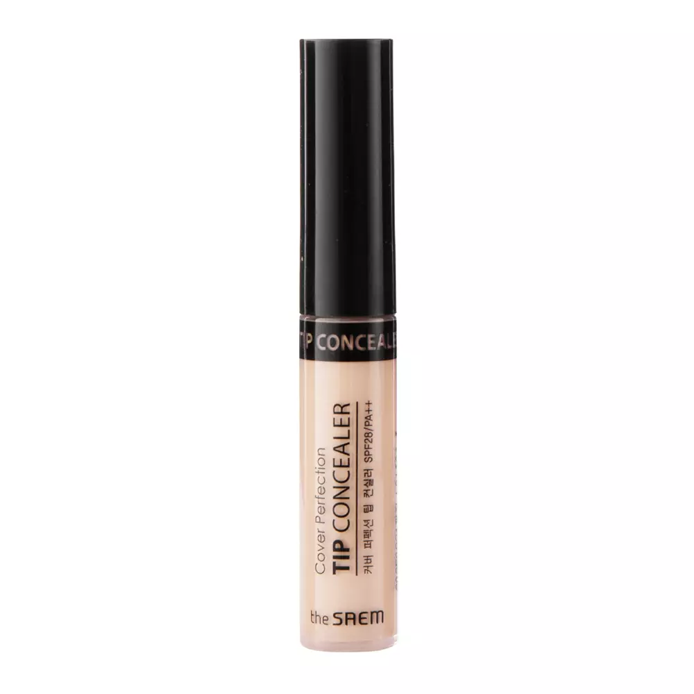 The Saem - Cover Perfection Tip Concealer SPF 28/PA++ - Anticearcăn corector - 1.5 Natural Beige - 6,5ml