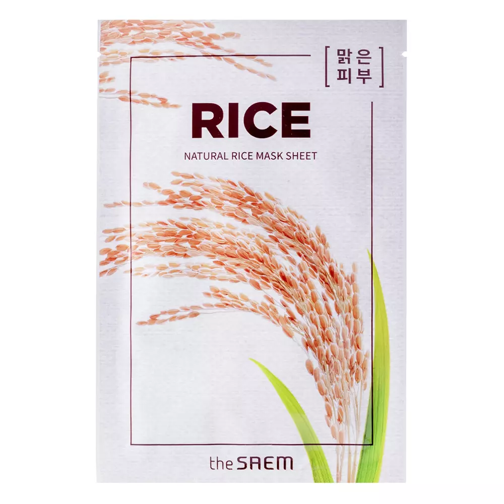 The Saem - Natural Rice Mask Sheet - Mască de orez - 21ml