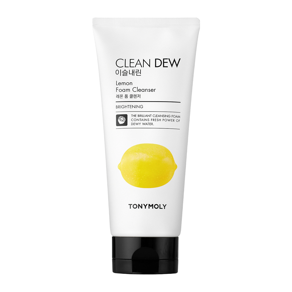 TonyMoly - Clean Dew Brightening Foam Cleanser Lemon - Spumă de curățare a feței - 180ml