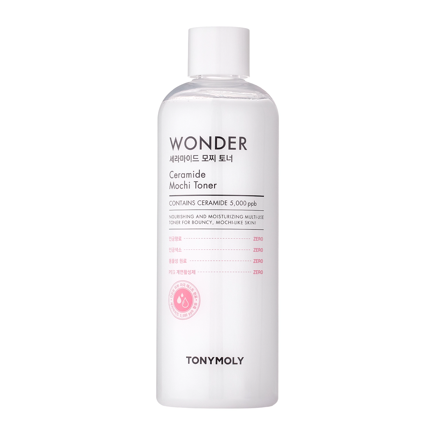 TonyMoly - Wonder Ceramide Mocchi Toner - Toner hidratant cu ceramide - 500ml