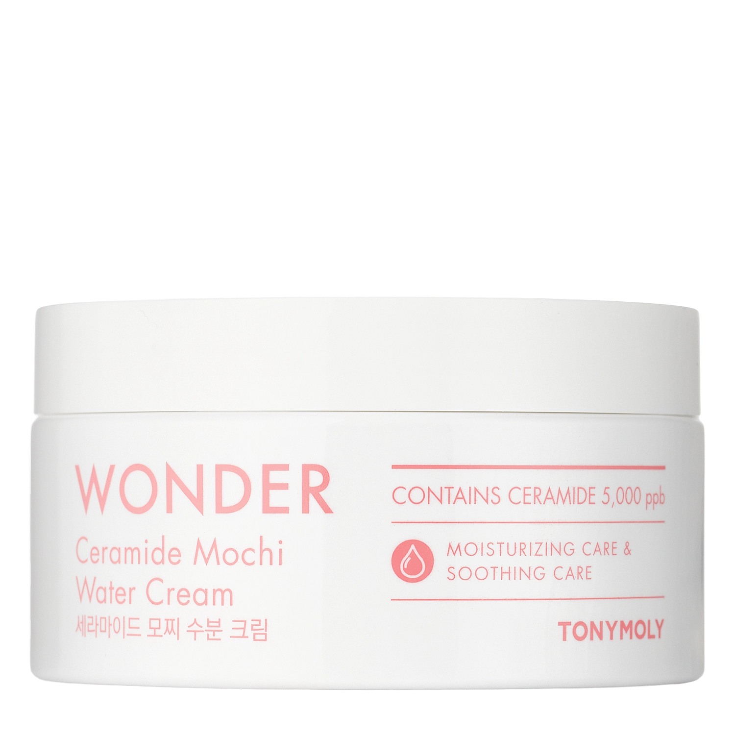 TonyMoly - Wonder Ceramide Mocchi Water Cream - Cremă hidratantă de față cu ceramide - 300ml