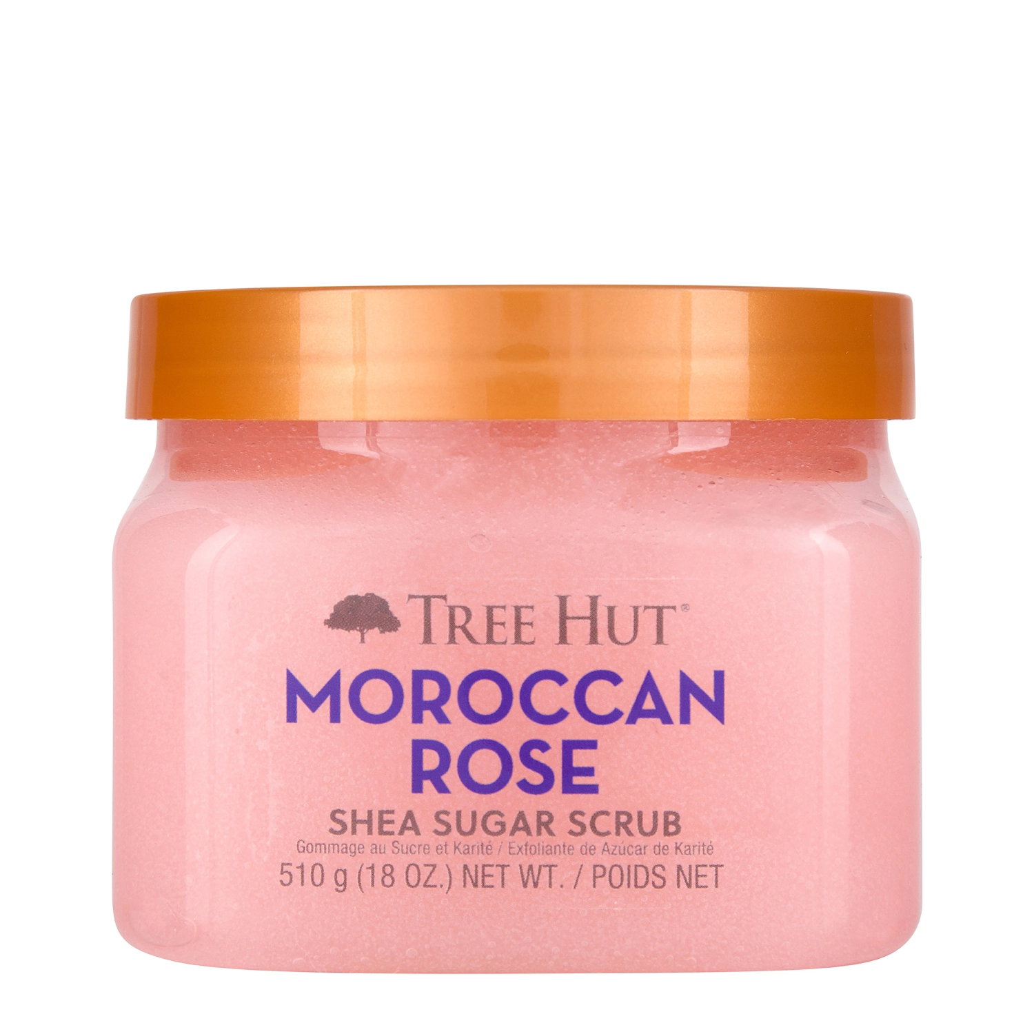 Tree Hut - Shea Sugar Scrub Moroccan Rose - Exfoliant de corp cu zahăr - Moroccan Rose - 510g