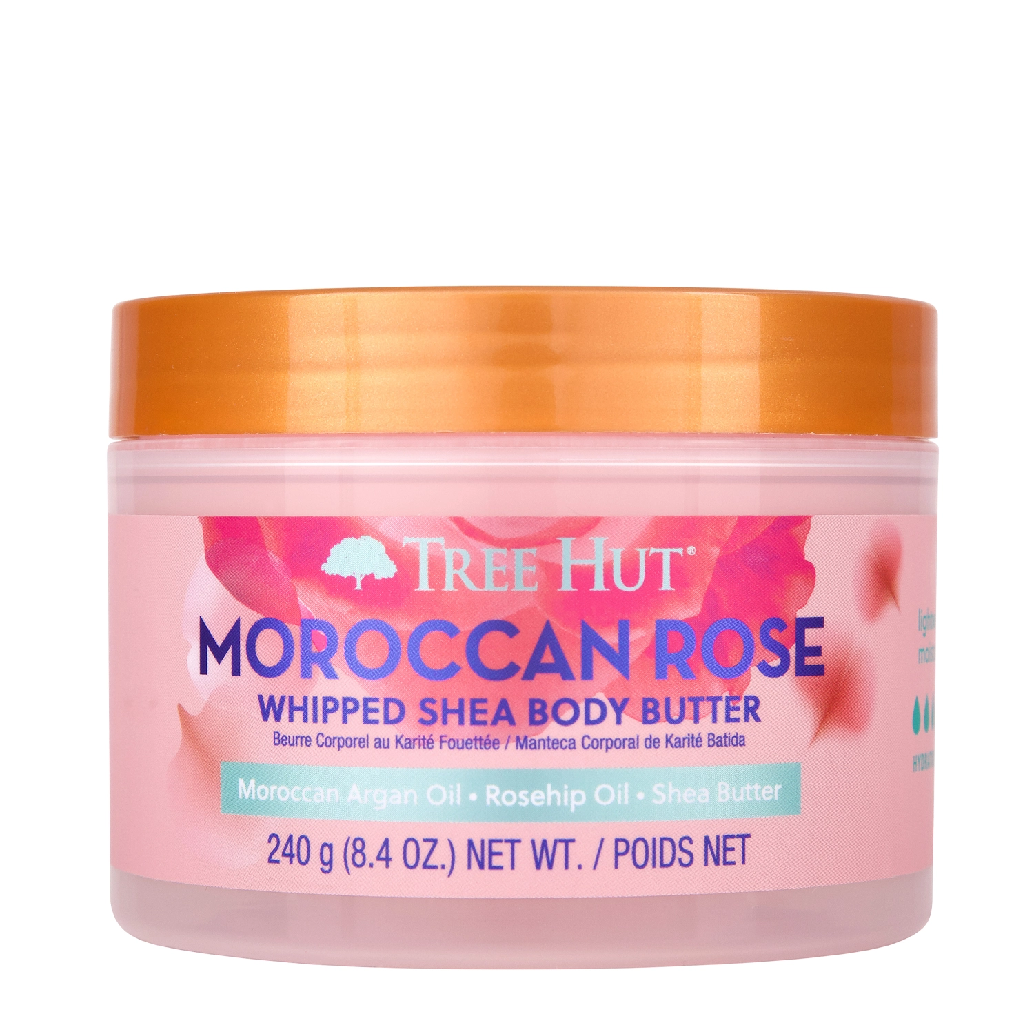 Tree Hut - Whipped Body Butter Moroccan Rose - Unt de corp hidratant - Moroccan Rose - 240g