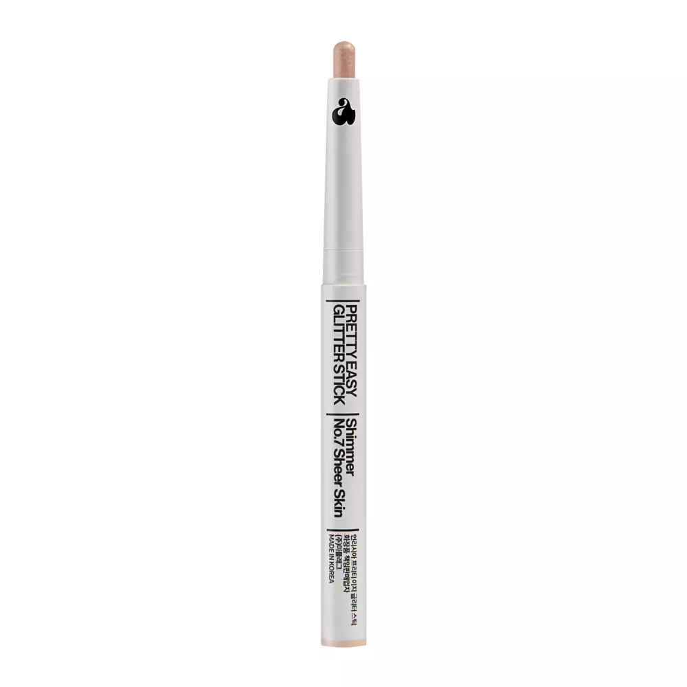 Unleashia - Pretty Easy Glitter Stick - Creion de ochi cu sclipici - 7 Sheer Skin - 0,7g